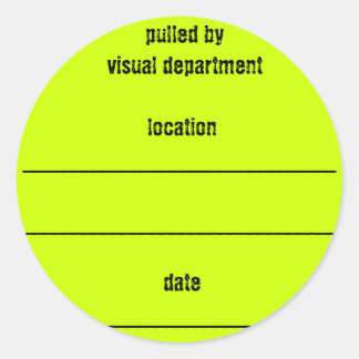 Adesivo Vinheta da caixa de calçado
