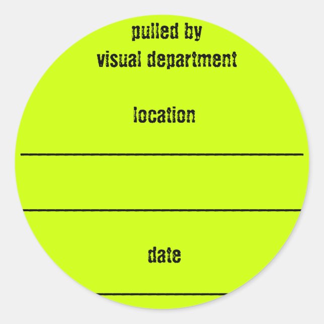 Adesivo Vinheta da caixa de calçado (Frente)