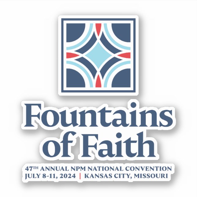 Adesivo Vinheta da Convenção de 2024 (Frente)