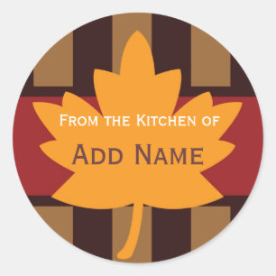 Adesivo Vinheta "da cozinha da cozinha" do outono personal