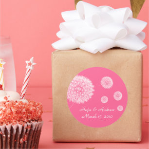 Adesivo Vinheta Dandelion Noiva e Groom