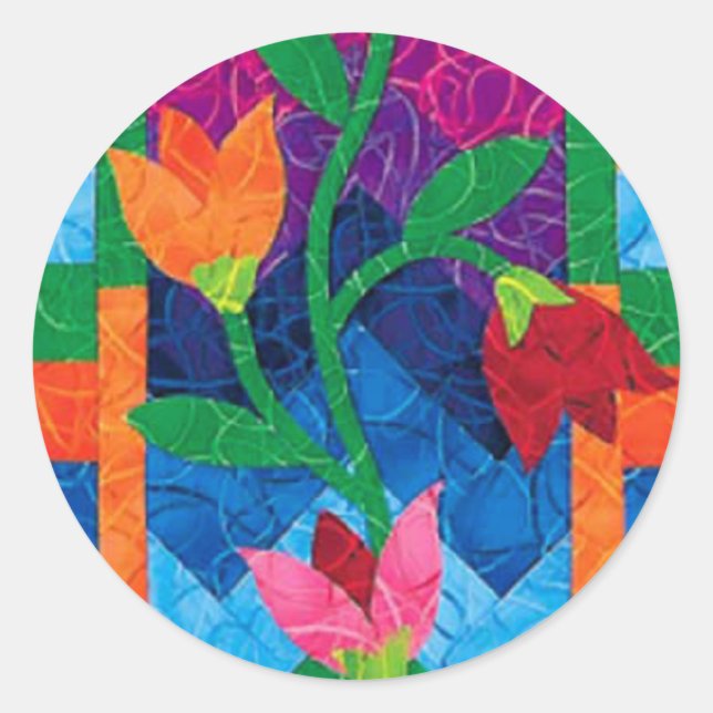 Adesivo Vinheta das Flores Inclinação (Frente)