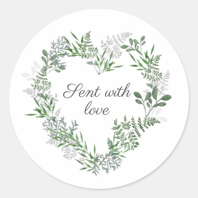 Adesivo Vinheta das folhas de verão (Frente)