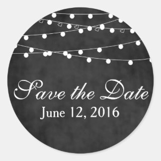 Adesivo Vinheta das luzes e dos corações do quadro