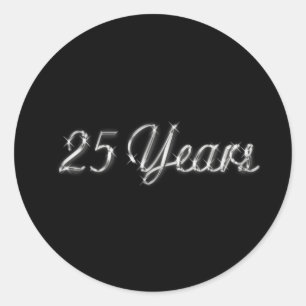 Adesivo Vinheta de 25 anos