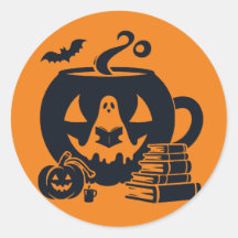 Vinheta de Abóbora do Livro de Halloween