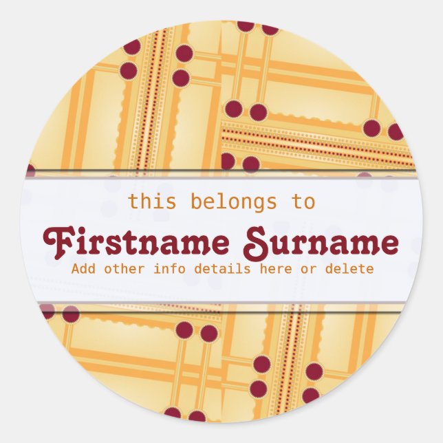 Adesivo Vinheta de abstrato Matchsticks (Frente)