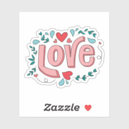 Adesivo Vinheta de amor