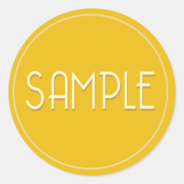 Adesivo vinheta de amostra para produtos (Frente)