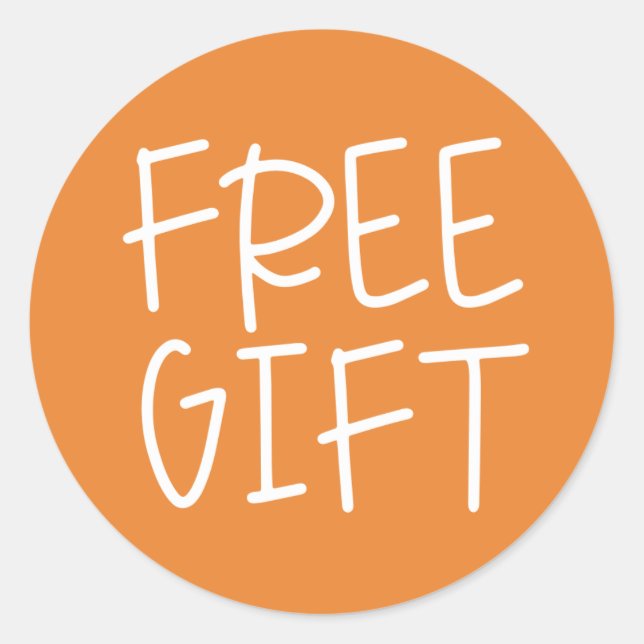 Adesivo Vinheta de amostras grátis para ofertas de negócio (Frente)