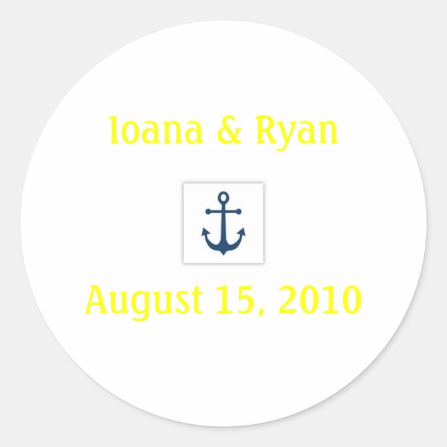 Adesivo Vinheta de Âncora (Frente)