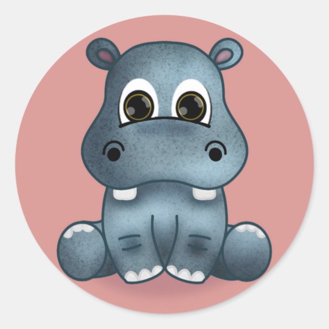 Adesivo Vinheta de animais corcunda (Frente)