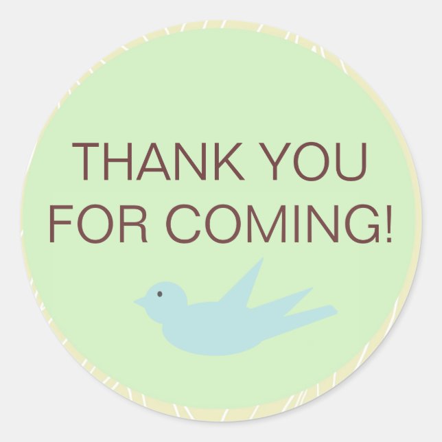 Adesivo Vinheta de Animais da Floresta (Frente)