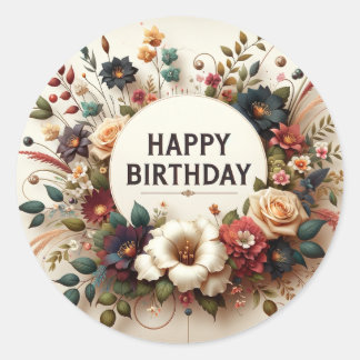 Adesivo Vinheta de aniversário