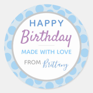 Adesivo Vinheta de aniversário feliz (20)