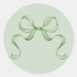 Adesivo Vinheta de Arco de Natal com Aquarela - Verde