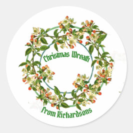 Adesivo Vinheta de Artesanato de Natal da Festa de Criança