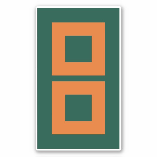 Adesivo Vinheta de aviso do furacão Miami (Frente)