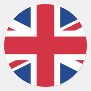 Adesivo Vinheta de bandeira britânica