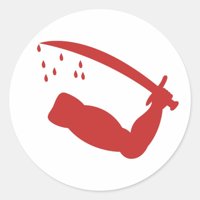 Adesivo Vinheta de Bandeira de Golias de Dimmit (Frente)