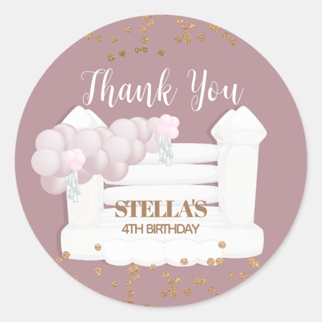 Adesivo Vinheta de Batimento do Partido Jump (Frente)