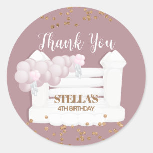 Adesivo Vinheta de Batimento do Partido Jump