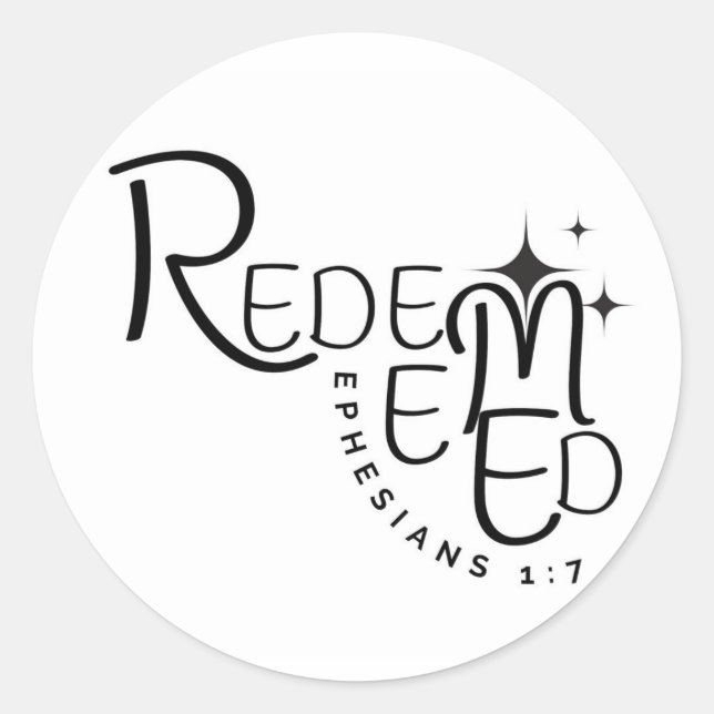 Adesivo Vinheta de Bíblia do Vinheta de Texto Cristão Repe (Frente)