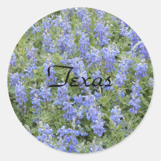 Adesivo Vinheta de bluebonnet do Texas