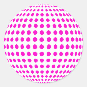 Adesivo Vinheta de Bola de Disco do Partido