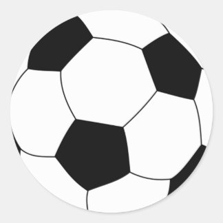 Adesivo Vinheta de bola de futebol