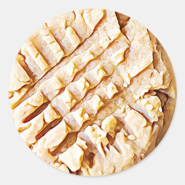 Adesivo Vinheta de bolachas de amendoim (Frente)