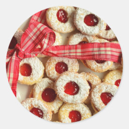 Adesivo Vinheta de Bolachas de Geleia em Pó