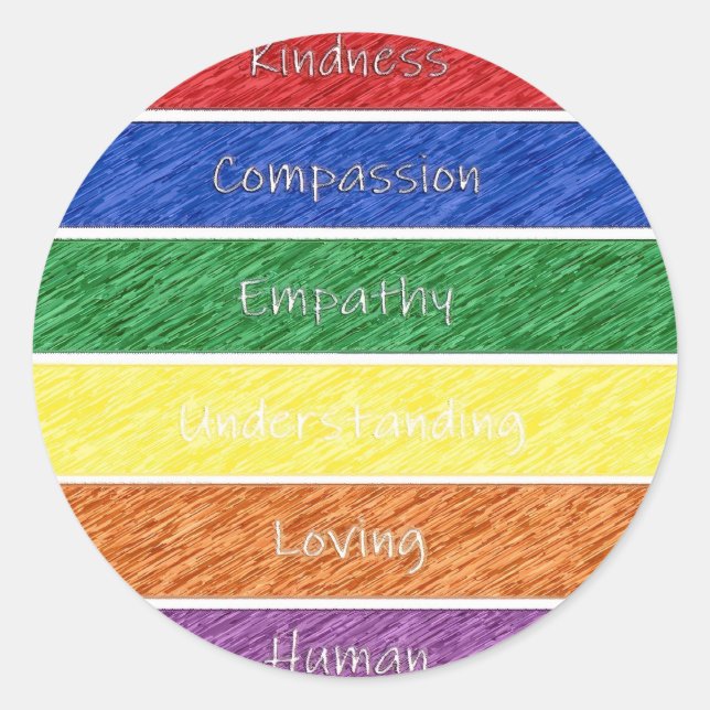 Adesivo Vinheta de bondade (Frente)