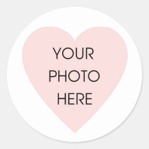 Adesivo Vinheta de borda branca com impressão digital