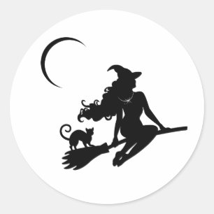 Adesivo Vinheta de Bruxas Clássicas