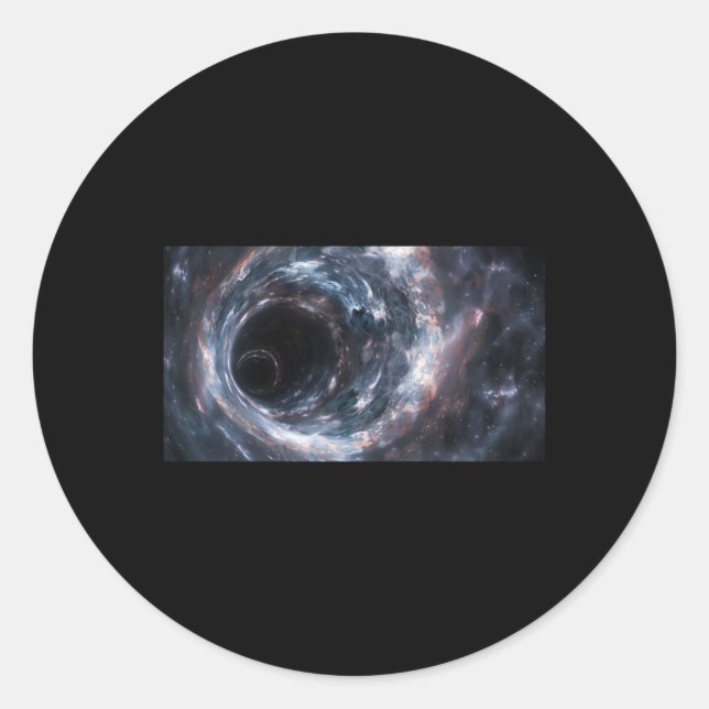 Adesivo Vinheta de Buraco Preto (Frente)