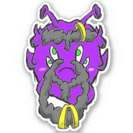 Adesivo Vinheta de cabelo Zippy Trippy Alienígena Daze