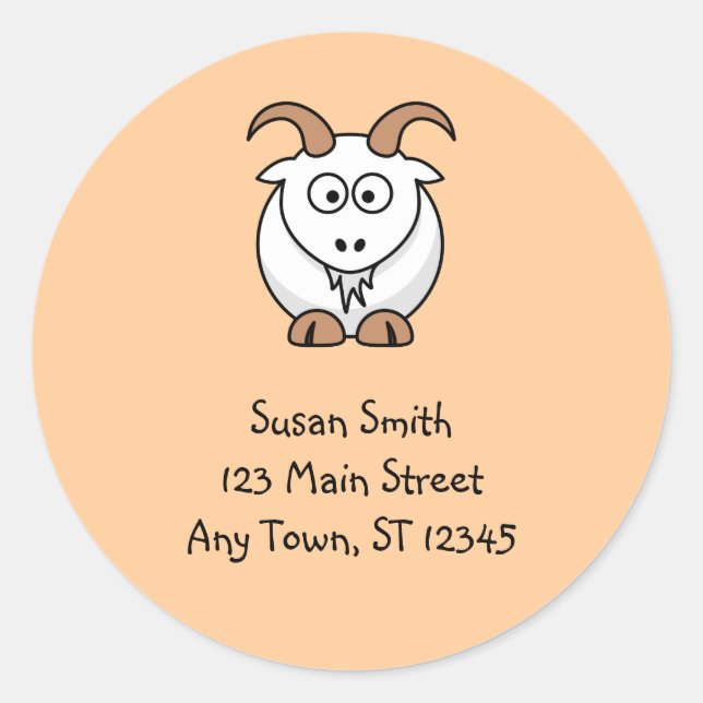 Adesivo Vinheta de cabra (Frente)