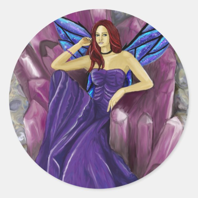 Adesivo Vinheta de cadeira Ametista (Frente)