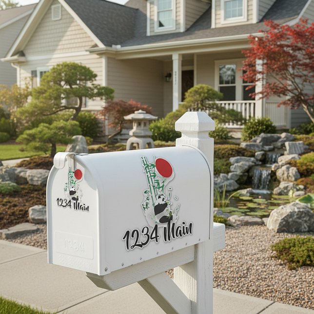 Adesivo Vinheta de caixa de correio publicitária (Criador carregado)