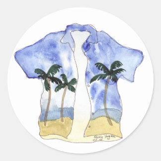 Adesivo Vinheta de Camisas Havaianas
