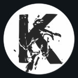 Adesivo Vinheta de Casal Monograma K<br><div class="desc">Os presentes monográficos têm uma enorme seleção de selos de correio USPS personalizáveis, autocolantes de envelope, cartões de saudação, camisetas, chapéus, botões, ímãs e muito mais. Estes monogramas são excelente de enviar convites para casamento, Convites de festas de aniversário, anúncios de graduação, e festas de aniversário surpresa apenas para citar...</div>