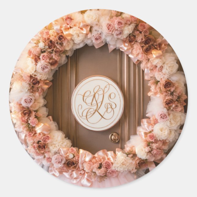 Adesivo vinheta de casamento (Frente)