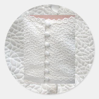 Adesivo Vinheta de Casamento Branco - Personalizável