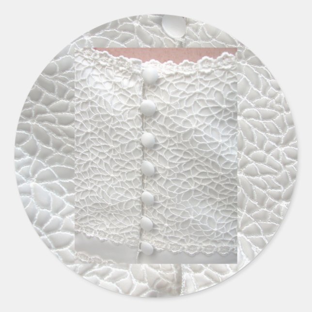 Adesivo Vinheta de Casamento Branco - Personalizável (Frente)
