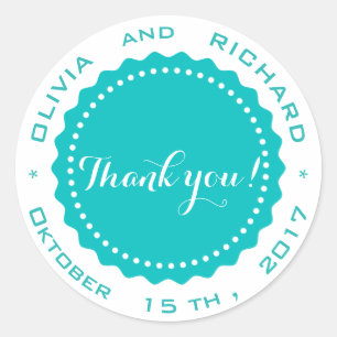 Adesivo Vinheta de casamento com carimbo