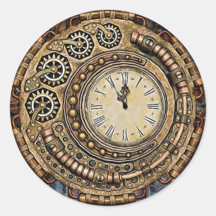 Adesivo Vinheta de Casamento com Relógio de Casamento Ste