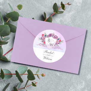 Adesivo Vinheta de Casamento Floral e Blindagem Monográfic