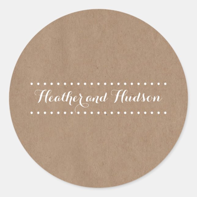 Adesivo Vinheta de Casamento Inspirada em Cartolina (Frente)