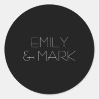 Vinheta de Casamento Monocromático Mínimo EMILY Mo